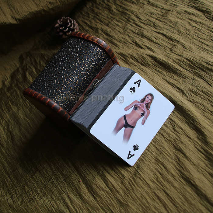 Adult plastic playing cards